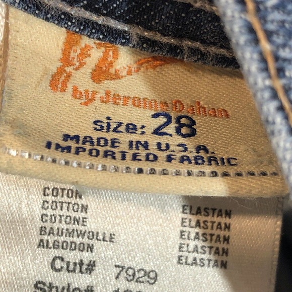 Citizens of Humanity Womens Size 28 COH Ingrid Low Waist Flare Jeans Nile River - Picture 10 of 12